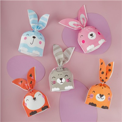 Подарочный пакет 13.5*22см MESU "Funny friends"  MS_62129/30/Китай