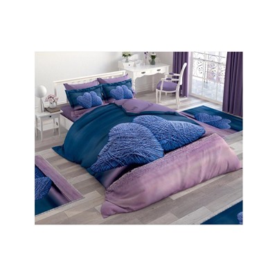 3Д Постельное Белье (2 сп. ЕВРО) 3D DIGITAL %100 COTTON - Le Jardin D'OR