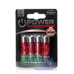 Элементы питания ProDomLux AA/LR 06 алкалиновые, 1/4 шт.