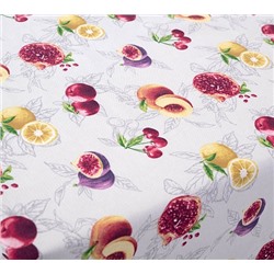 Скатерть рогожка / Спелые фрукты 1