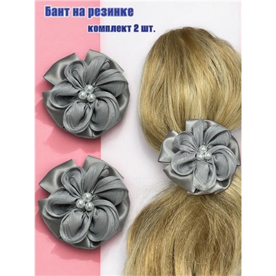 Бантик на эластичной резинке комплект 6 пар (12 штук) Арт 14