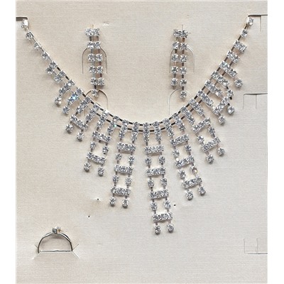 Комплект украшений Jewelry 009, серебро