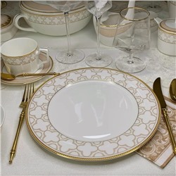 145-338 Набор из 6 тарелок 27см. ЖОЗЕФИНА в под.уп.(х5)Костяной фарфор