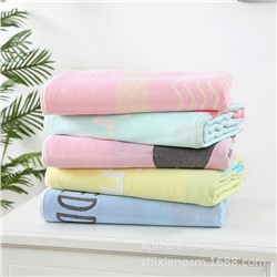 Gauze bath towel, children's square duvet for baby for kindergarten, Birthday gift, wholesale