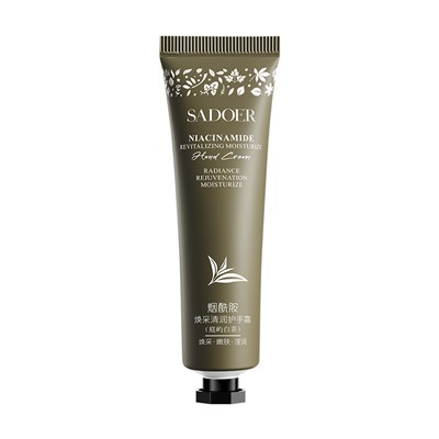 Крем для рук с ниацинамидом и ароматом белого чая SADOER Niacinomide Revitalizing moisturize hand Cream, 30 гр