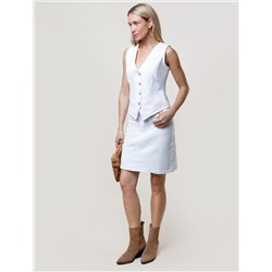 Жилет из эластичного денима