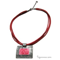 Колье KLiNGEL 999068, серебристо-серый/розовый