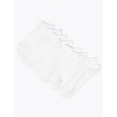7pk of Cotton Trainer Liner Socks