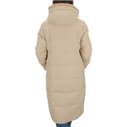 126 BEIGE Пальто зимнее женское (200 гр. холлофайбер)