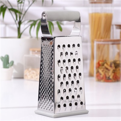 Тёрка Magistro Gate, 4 грани, 10.5×8.5×25.5 см, серая