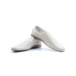 01-1509A LT. BEIGE Полуботинки мужские (натуральная кожа)