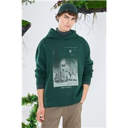 Bluza męska z kolekcji Together For Nature  kolor zielony