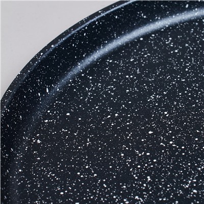 СКОВОРОДА БЛИННАЯ AGNESS С АНТИПРИГАРНЫМ ПОКРЫТИЕМ "BLACK MARBLE", 22Х2СМ, ИНДУКЦИОННОЕ ДНО