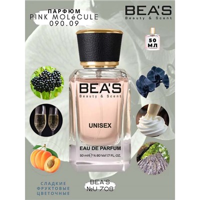 Beas U708 Zarkoperfume Pink Molecule 090.09 edp 50 ml, Парфюм унисекс Beas U708 создан по мотивам аромата Zarkoperfume Pink Molecule 090.09