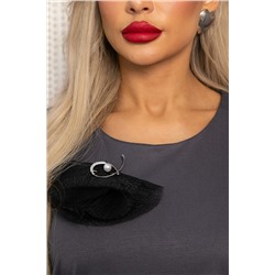 Платье Лайма (серое) П14793-4М