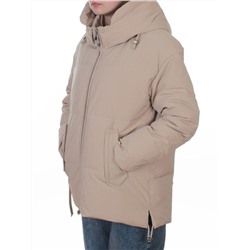 2387 BEIGE Куртка зимняя женская (150 гр. холлофайбер)