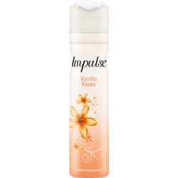 Impulse Дезодорант-спрей Vanilla Kisses, 75 мл