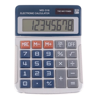 УЦЕНКА Калькулятор настольный, 8 - разрядный, MS - 316
