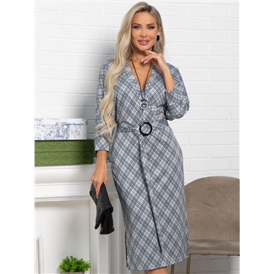 Платье Фокси (серое) П15438-4М