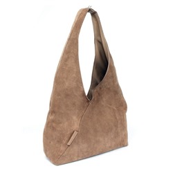 Сумка женская натуральная замша ADEL-287-803 (отделка ИСК/КОЖА),  1отд. капучино mpl 264988