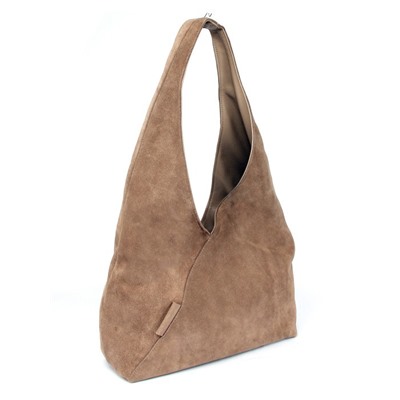 Сумка женская натуральная замша ADEL-287-803 (отделка ИСК/КОЖА),  1отд. капучино mpl 264988