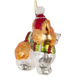 Украшение новогоднее "Собачка", L7,5 W4,5 H9,5 см