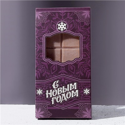 Подарочный набор новогодний мужской «С Новым годом!», гель для душа виски 250 мл и мыло для рук 80 г, Чистое счастье