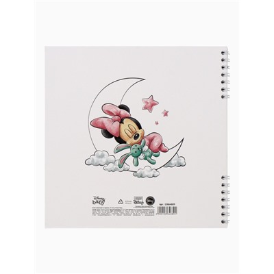 Книга пожеланий на пружине, 21.7×21 см, Минни Маус