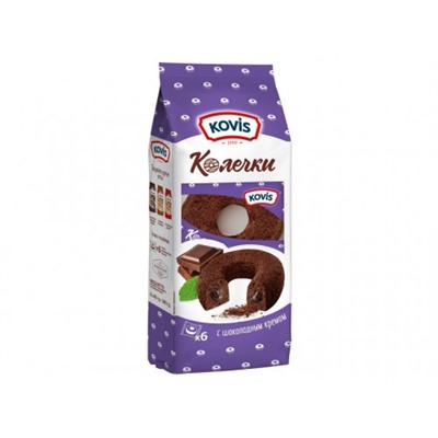 Колечки Kovis с Шоколадным кремом 240г/Раменский КК