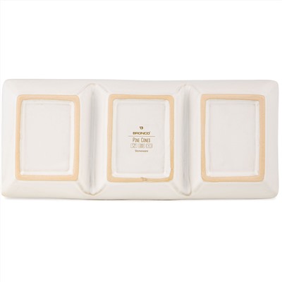 МЕНАЖНИЦА 3 СЕКЦИИ КОЛЛЕКЦИЯ "PINE CONES", 33*14*3,5 СМ