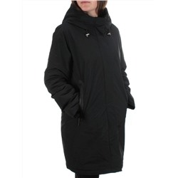 22223 BLACK Куртка демисезонная женская (120 гр. синтепон)