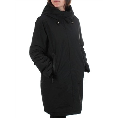 22223 BLACK Куртка демисезонная женская (120 гр. синтепон)