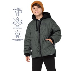 Куртка утепленная для мальчика NIKASTYLE 4м6324 хаки Nikastyle