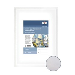 Холст на картоне Гамма "Студия", 50*70см, 100% хлопок, 280г/м2, мелкое зерно