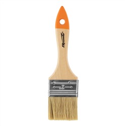 Кисть плоская Slimline 2" (50 мм) натуральная щетина, деревянная ручка Sparta