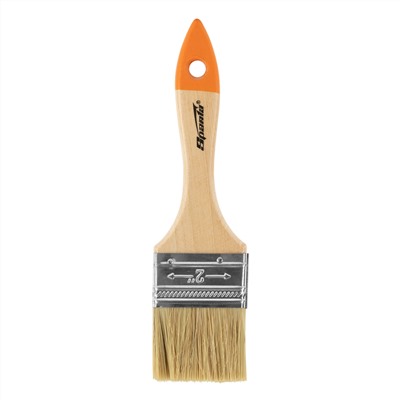 Кисть плоская Slimline 2" (50 мм) натуральная щетина, деревянная ручка Sparta