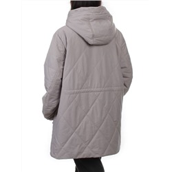 25051 GRAY BEIGE Куртка демисезонная женская (100 гр. холлофайбер)