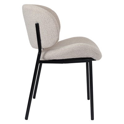 Стул Embrace, букле, серо-бежевый