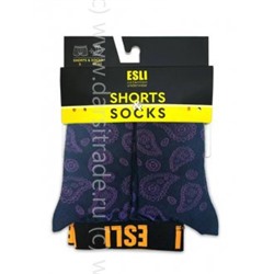 Комплект носки+трусы мужские MS001 Esli Conte Дроп