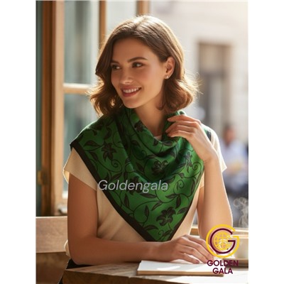 Платок утепленный Камелия цвет 3041/6 (зеленый)
