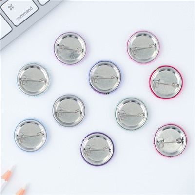 Значок металлический, закатной «Аниме», d=2.5 см, МИКС