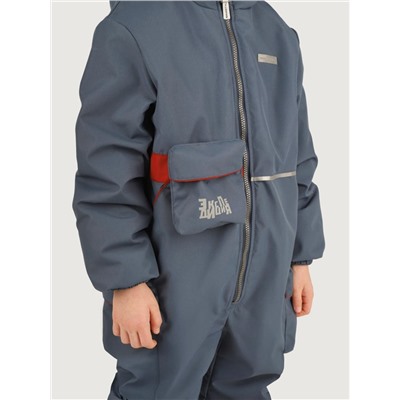 Комбинезон утеплённый для мальчика NIKASTYLE 8м2725 Деним чили Nikastyle
