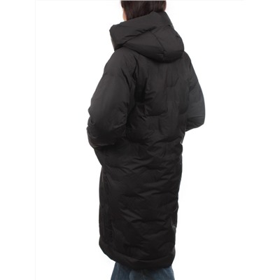 305 BLACK Пальто зимнее стеганое женское (200 гр. холлофайбер)