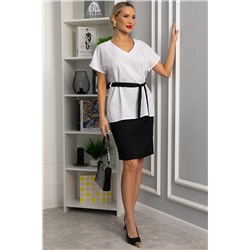 Костюм Лэдис (бело-черный) К14102-14М