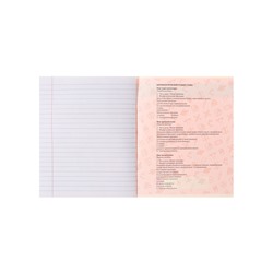 Тетрадь предметная 48 листов в клетку Calligrata «Журнал. Русский язык», картонная обложка
