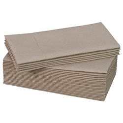MOTTAGA, Papierserviette, beige,, 38x38 cm