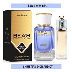 Beas W534 Christian Dior Addict Women edp 50 ml, Парфюм женский Beas W534 создан по мотивам аромата Christian Dior Addict