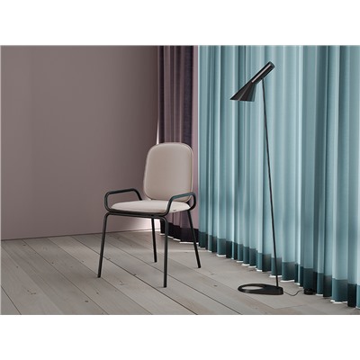 Стул Ror, 2 Frame, велюр, черный/бежевый