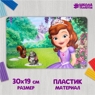 Коврик для лепки София Прекрасная, размер 19*29,7 см