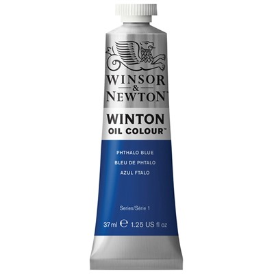 Краска масляная художественная Winsor&Newton "Winton", 37мл, туба, фтало синий